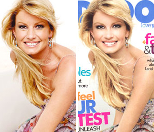 Faith Hill: до и после фотошопа